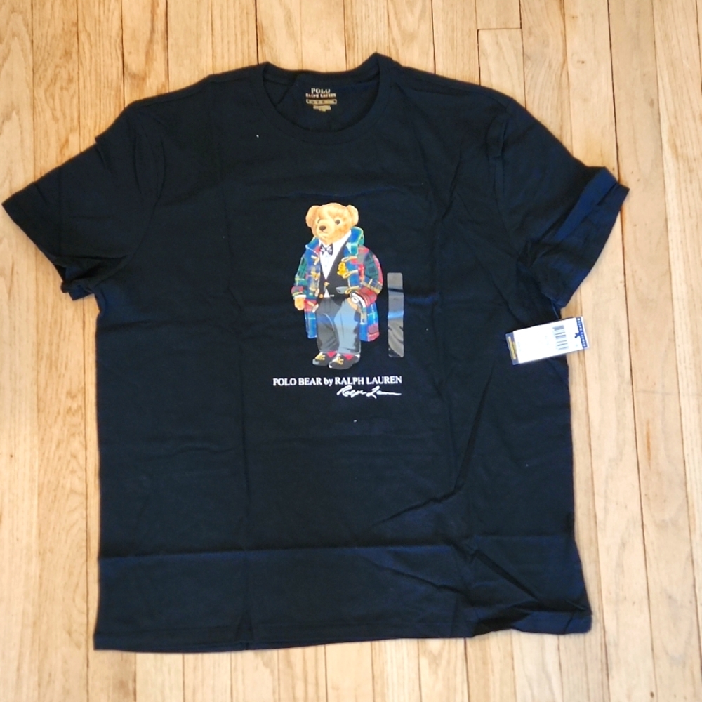 Polo Bear Black T-Shirt